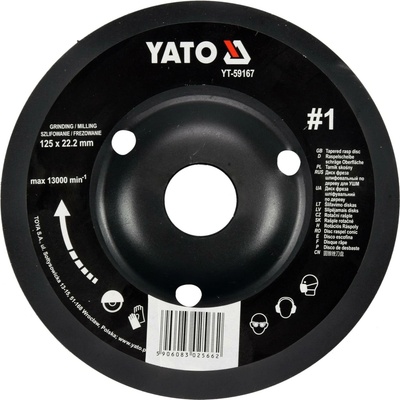 Rašple rotační 125mm #1 YATO