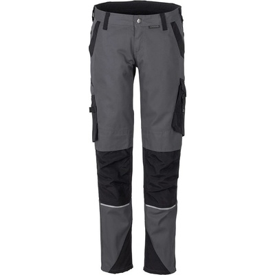 Planam NORIT pracovné nohavice do pása dámske Oceľová čierna