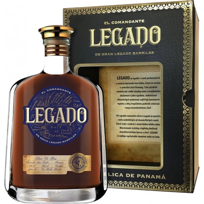 El Comandante Legado Elixir De Ron 38% 0,7 l (karton)