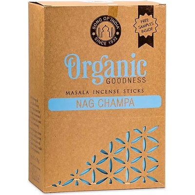 Song of India Vonné tyčinky Organic Masala Nag Champa 15 g – Hledejceny.cz