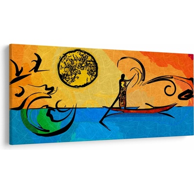 Obraz starověké malby, jednodílný 250x125 cm