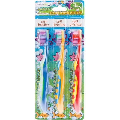 Dentiplus Dětské zubní kartáčky Extra soft 3 ks