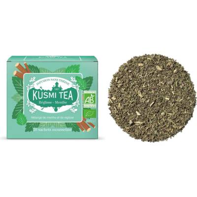 Kusmi Tea Kusmi Tea Bio bylinný čaj s sladké drievko a mätou, 20 mušelínových vreciek