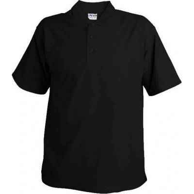 Xfer polokošile polo hladká krátký rukáv černá
