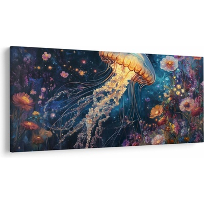 Obraz - Magická medúza, jednodielne 200x100 cm
