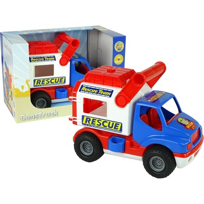 Polesie Wader Modré a bílé ConsTruck Rescue Car 41937