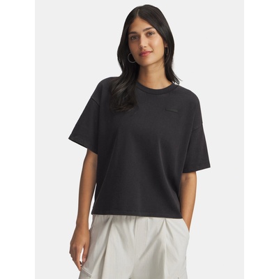 Under Armour UA HWT Boxy Wash SS Černá