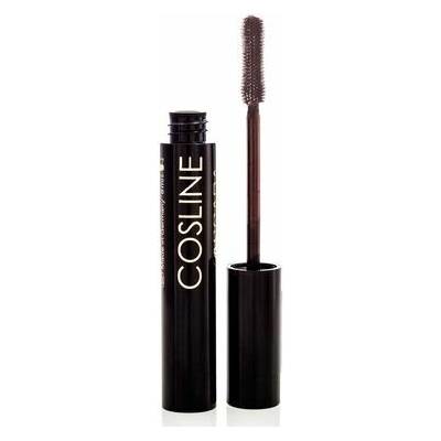 Cosline Mascara Brown Rubber Brush brown řasenka s gumovým kartáčkem 10 ml