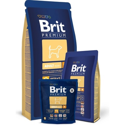 Brit Premium Adult M Chicken 15 kg – Hledejceny.cz