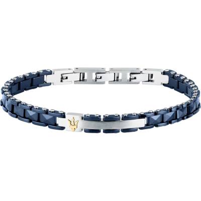 Maserati Modrý keramický náramek pro muže Ceramic JM426ATZ96