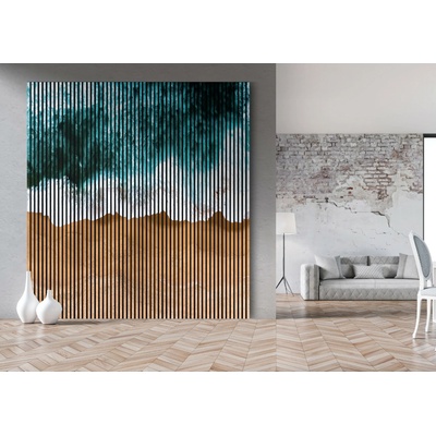Neuhofer Designový akustický panel „Moře“ (Meer01) Vyberte požadovaný rozměr: NR. 2: 1133 x 1195 mm (2 panely)