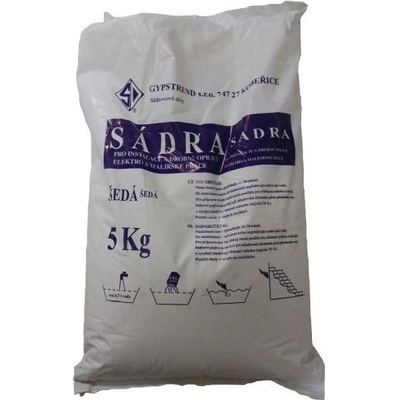 GYPSTREND Sádra balená stavební 5kg šedá SADRA 5KG