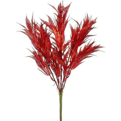 Vetvička papraď40cm červená