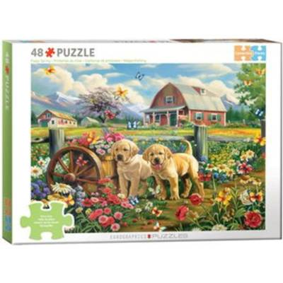 EUROGRAPHICS Connecting Pieces Šteňatá na jar 48 dielov
