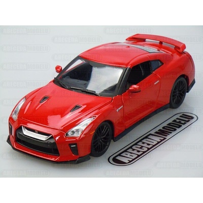 Bburago 2017 NISSAN GT R červená 1:24