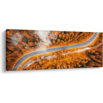 Obraz - Horská silnice, jednodílný 100x40 cm