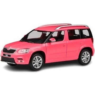 Abrex škoda YETI facelift 2013 Růžová 1:43