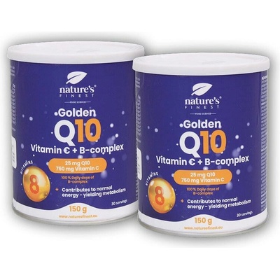 Nature´s Finest 2x Golden Q10 + Vitamin C + B-Complex 150g