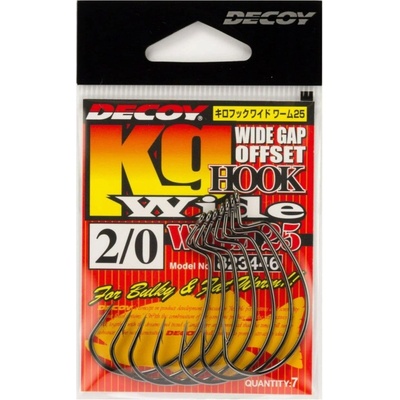 Decoy Worm 25 Kg Hook Wide vel. 2/0 7 ks