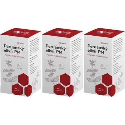 Purus Meda Elixír Peruánský antivirový sada 3 x 60 tabliet