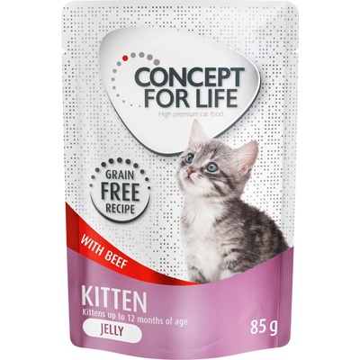 Concept for Life Kitten hovädzie v želé 24 x 85 g