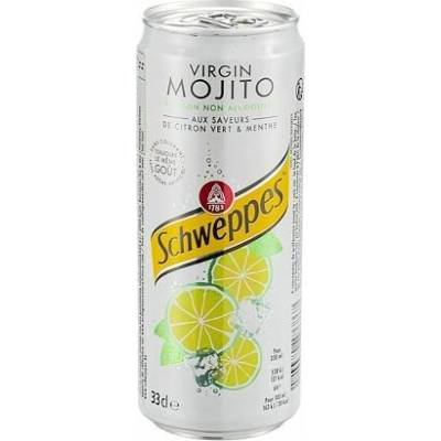 Schweppes s příchutí virgin mojita 24 x 330 ml