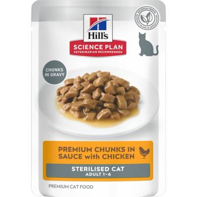 Hill's Science Plan Adult Sterilised kuřecí 12 x 85 g