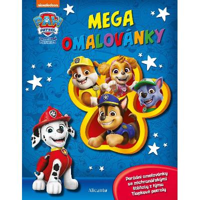 Tlapková patrola Mega omalovánky