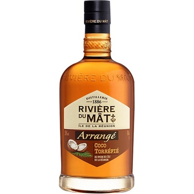 Rivière du Mât Arrangé Noix de Coco torréfiée 35% 0,7 l (holá láhev)