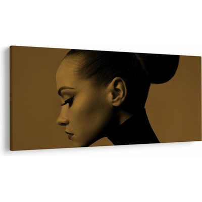 Obraz - Žena z profilu, jednodielne 250x125 cm