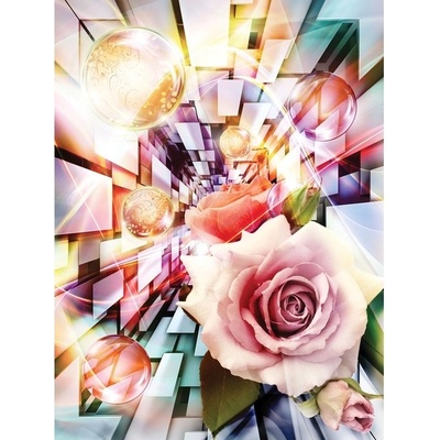 Preinterier Fototapeta panel - PL0789 - 3D abstrakcia vlies - 206cm x 275cm
