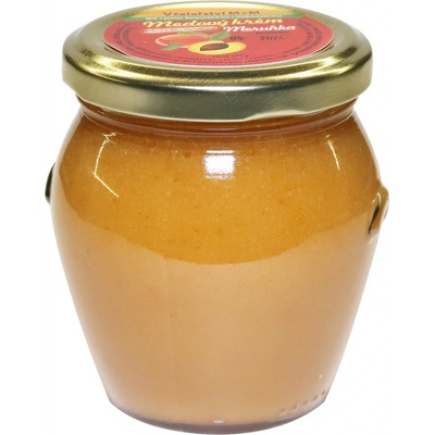 Včelařství M+M medový krém s meruňkami 250 g