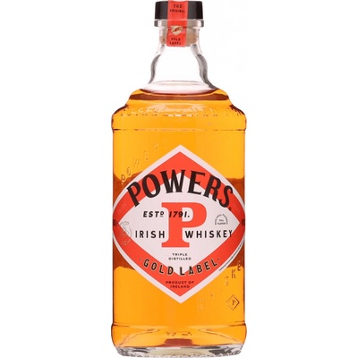 Powers Gold Label 43,2% 0,7 l (holá láhev)