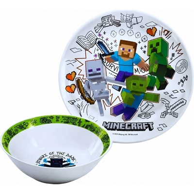Stor KERAMICKÁ SOUPRAVA MINECRAFT ceramic snack set 3 ks – Hledejceny.cz
