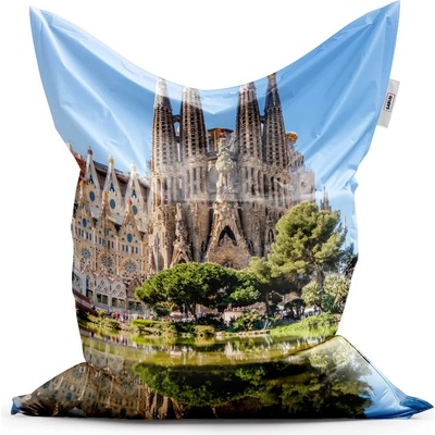 Sablio sedací vak Classic Barcelona Sagrada Familia 150 x 100 cm