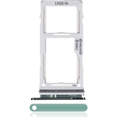 For_Samsung Šuplík na SIM kartu Samsung Galaxy S10 / S10 Plus / S10e – zelený prismatický SAM5780