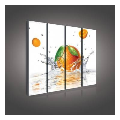 Obraz na plátne viacdielny - OB3345 - Pomaranč 120cm x 100cm - S8