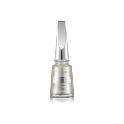 IN Cosmetic Flormar lak na nechty Glitter Nail Enamel GL12 White Pearl 11 g