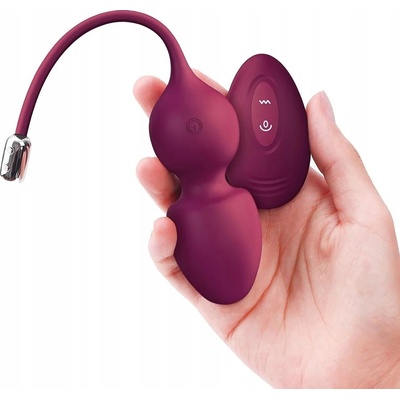 Dorcel Love Balls Vibrating Kegel Balls with Remote Control Plum