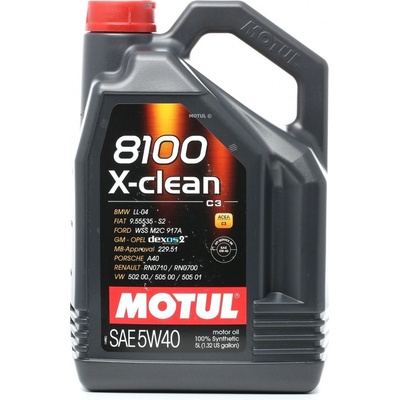 Motul 8100 X-clean 5W-40 5 l – Hledejceny.cz