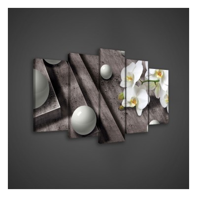 Obraz na plátne viacdielny - OB3562 - 3D gule 100cm x 60cm - S17