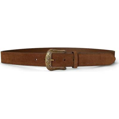 Lauren Ralph Lauren pásek dámský kožený 412P12726 hnědá