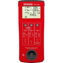 Benning ST 710 prístrojový tester, Norma VDE 0701-0702, 050308, EN a DE menu; 050308