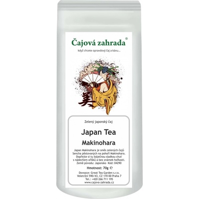 Čajová zahrada Japan Makinohara zelený čaj zelený čaj 70 g