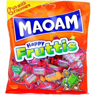 Maoam Happy fruttis žvýkací bonbony částečně s příchutí coly 175 g