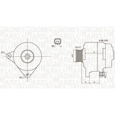 generátor MAGNETI MARELLI 063731959010