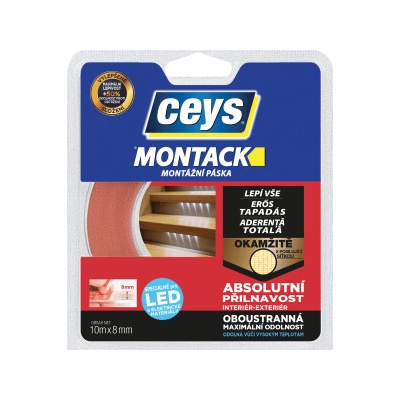 Ceys Montack Montážna páska pre ľad káble 18 mm × 10 m