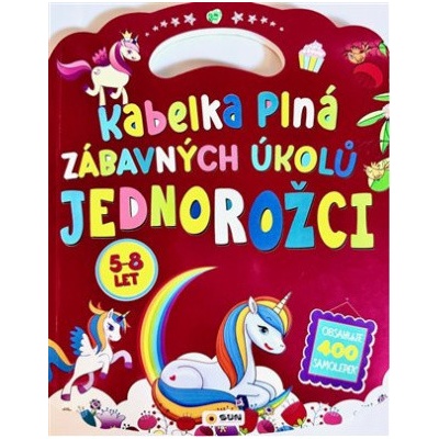 Kabelka plná zábavných úkolů jednorožci 400 samolepek