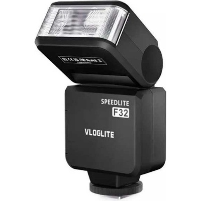 VLOGLITE F32 externí přídavný blesk na patici fotoaparátu, s LCD displejem