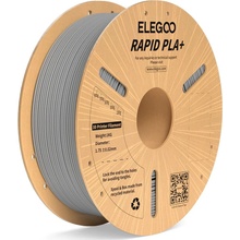 Elegoo RAPID PLA+ 1,75 mm 1 KG Cardboard Spool Grey ELEEG240428